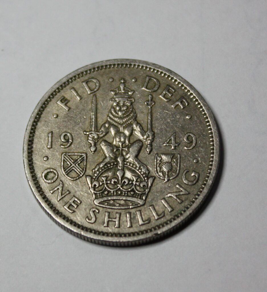 One-Shiling-1949-5-937x1024 One Shilling 1949 – klasyk brytyjskiej numizmatyki