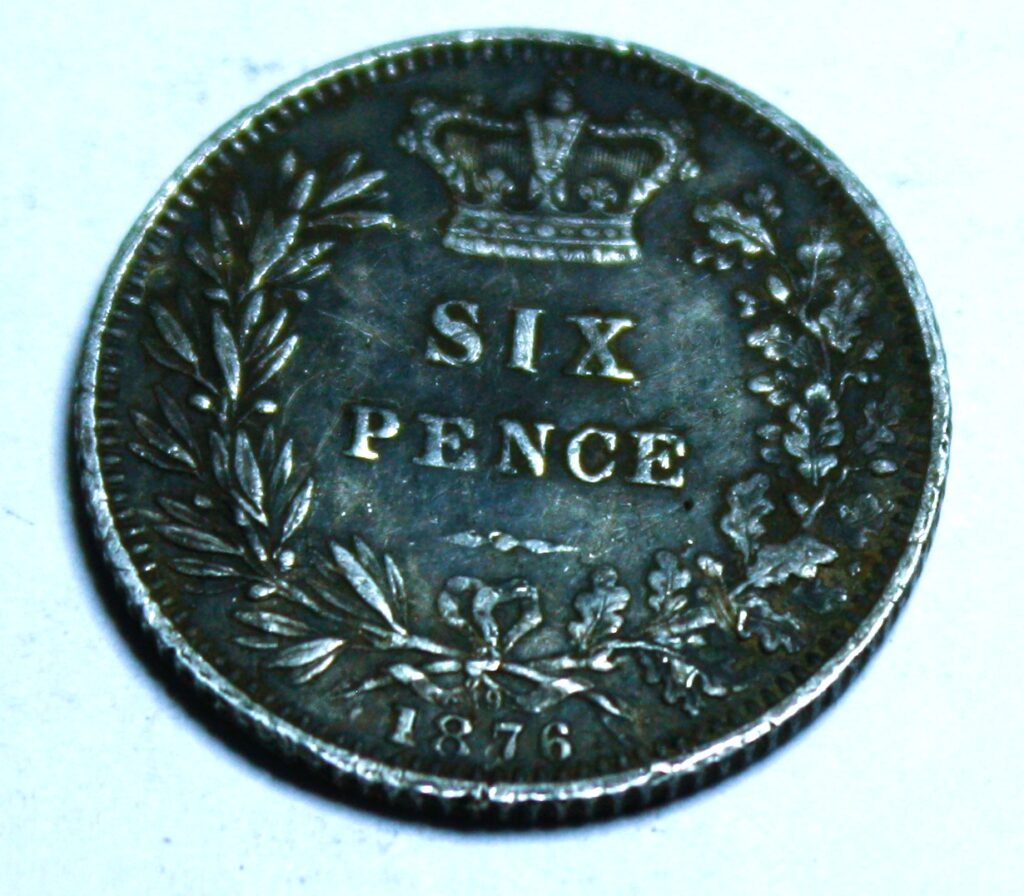 sixpence-1876-UK-AllFindsComPL-2-1024x896 Sixpence 1876 – Brytyjska Moneta Kolekcjonerska💰