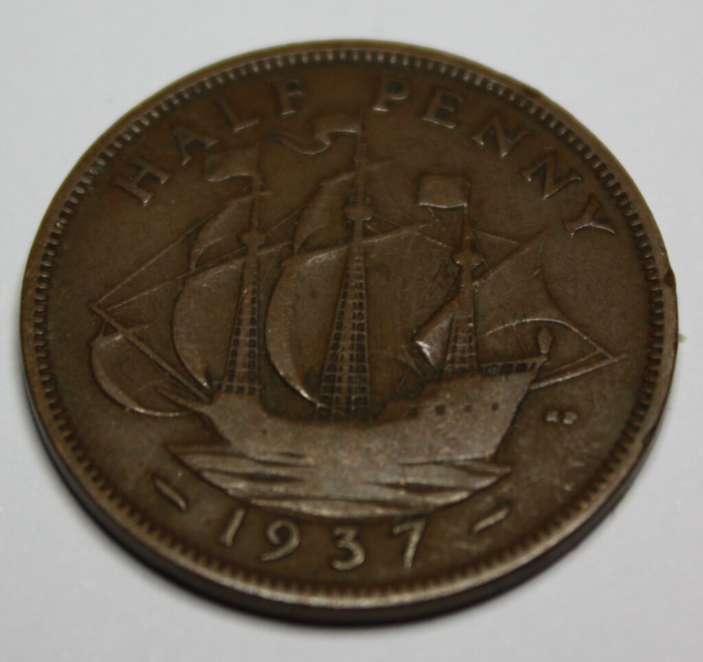 Half-Penny-1937-www.allfinds.com_.pl-2-1024x964 Half Penny z 1937 – moneta imperialna