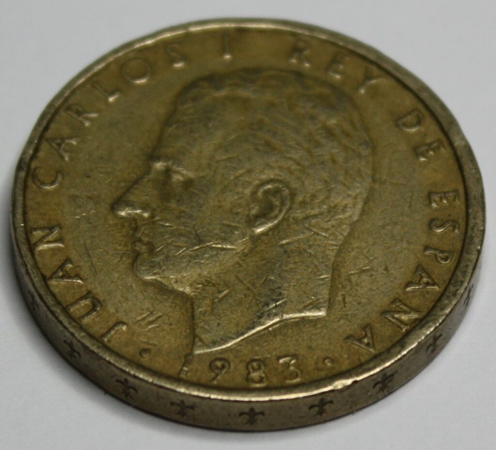 cien-pesetas-1983-2-1024x928 Cien Pesetas 1983 piękna moneta Hiszpanii