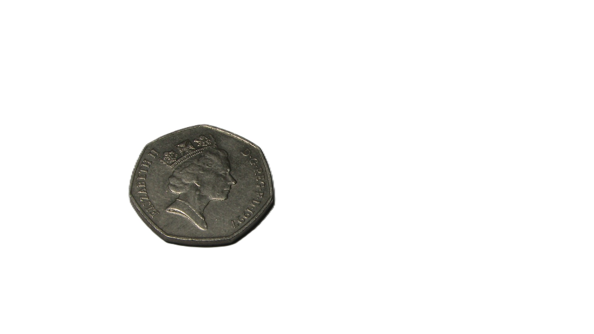 50 Pence 1997 UK – wartość i sprzedaż