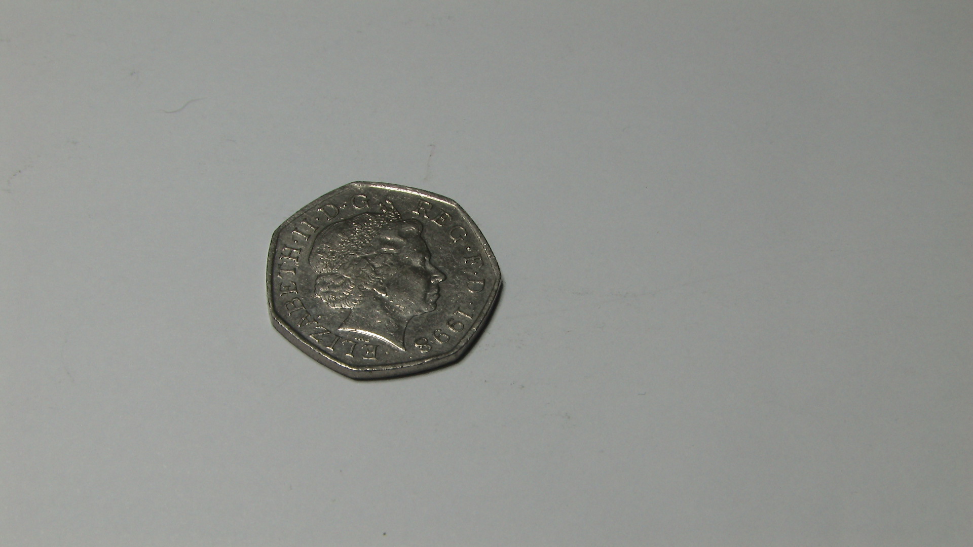 50 pensów 1998 z UK – wartość i sprzedaż