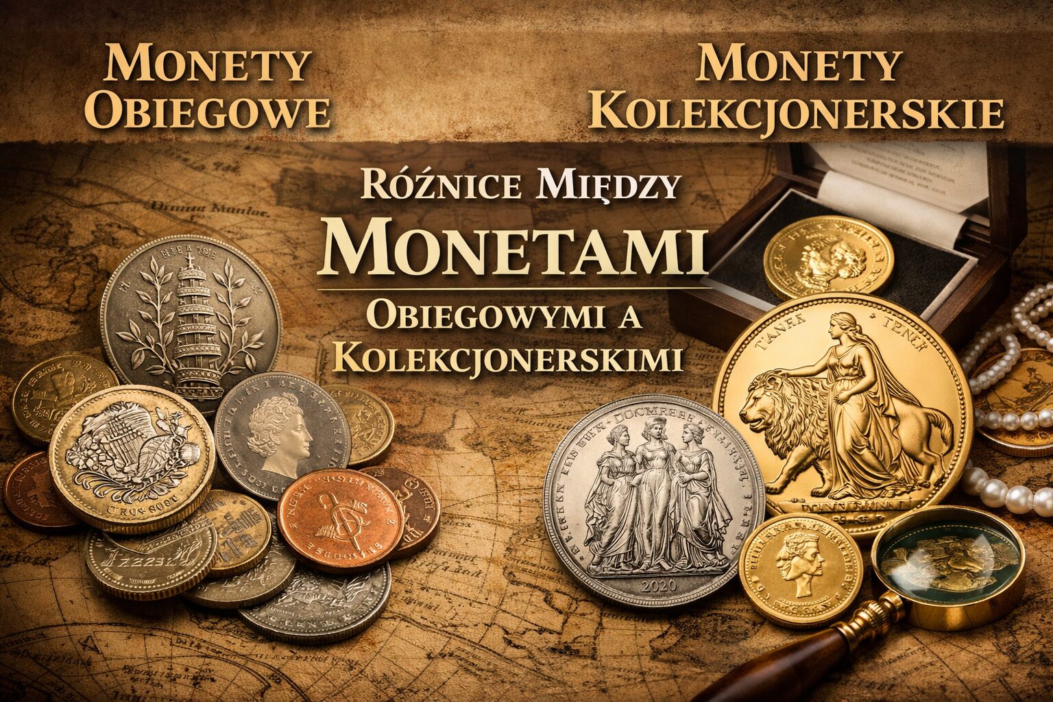 Różnice między monetami obiegowymi a kolekcjonerskimi