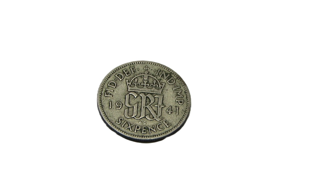 six-pence-1941-AllFinds-www.allfinds.com_.pl-1 Sixpence z 1941 – wartość, opis, historia i cena