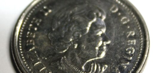 25 centów Kanada 2006 i natura w tle