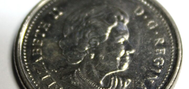 25 centów Kanada 2006 i natura w tle