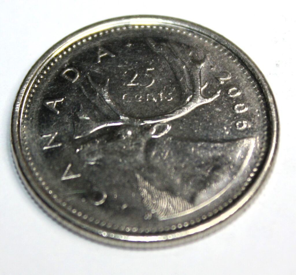 25-cents-Canada-2006-www.allfinds.com_.pl-2-1024x952 25 centów Kanada 2006  i natura w tle